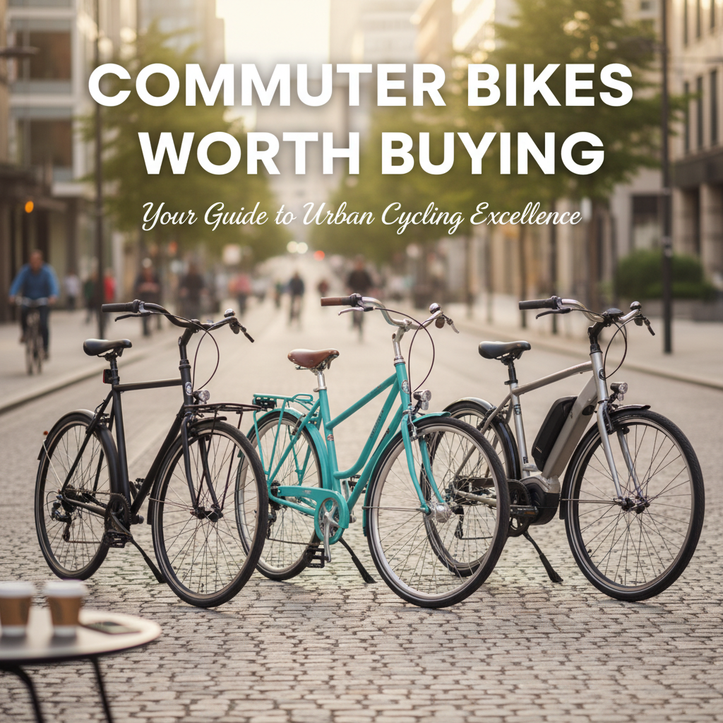 Professional blog header image for article titled: Commuter Bikes Worth Buying. High quality, relevant imagery, clean composition.
