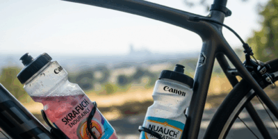 cycling water bottles with electrolyte drink mix on a bike f 20260331 084708