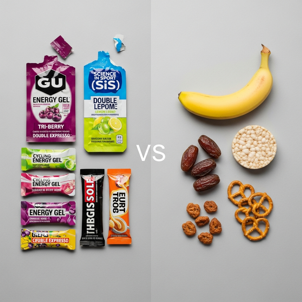 Cycling Gels vs Real Food — Which Is Actually Better for Performance?