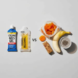 Professional photograph related to: Cycling Gels vs Real Food — Which Is Actually Better for Perform