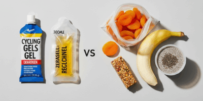 Professional photograph related to: Cycling Gels vs Real Food — Which Is Actually Better for Perform